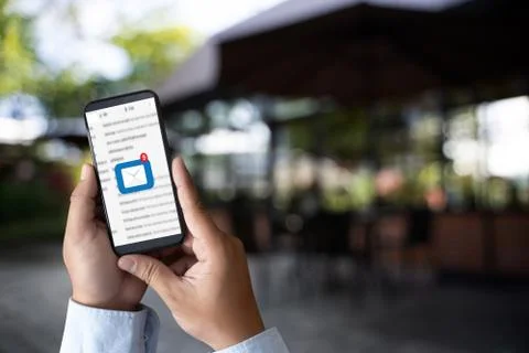 Mail Communication Connection message to mailing contacts phone Global Letter Stock Photos