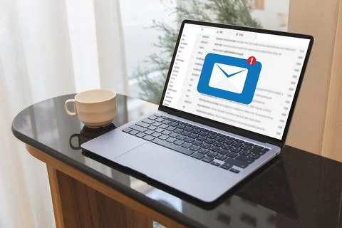 Mail Communication Connection message to mailing contacts phone Global Letter Foto stock