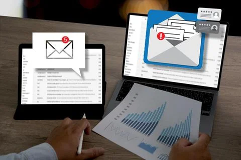 Mail Communication Connection message to mailing contacts phone Global Lett.. 写真素材