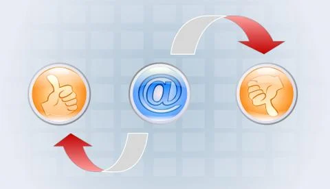 Mail concept Stockillustratie