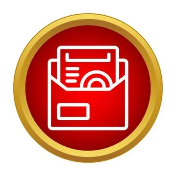 Mail correspondence message communication sending email icon Stock Illustration