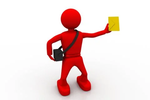 Mail delivery Stock Illustration