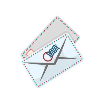 Mail delivery service Stock Illustration