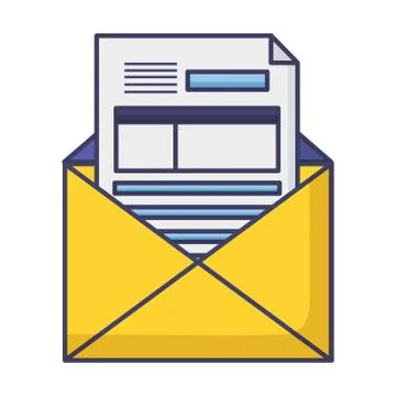 Mail document tax Stockillustratie