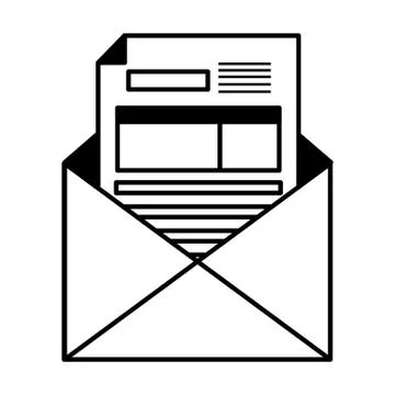 Mail document tax Stockillustratie