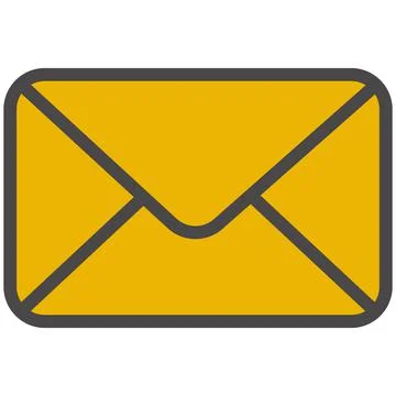 Mail envelope for email notification vector icon Stock Illustration