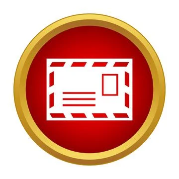 Mail envelope icon for fast communication concept Stock Illustration
