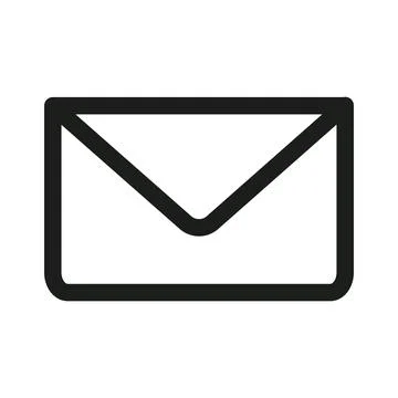 Mail Envelope Icon Perfect for Messaging and Postal Services Stock Illustration