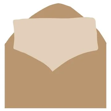 Mail envelope illustration Stock Illustration