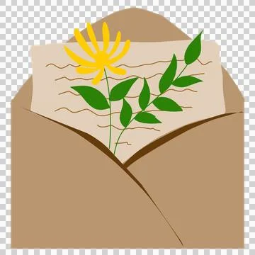 Mail envelope illustration Stock Illustration