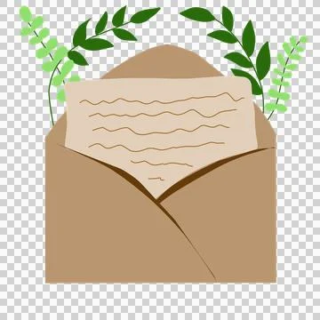 Mail envelope illustration Stock Illustration