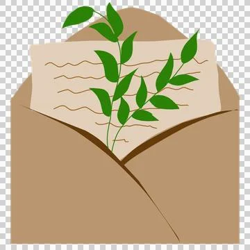 Mail envelope illustration Stock Illustration