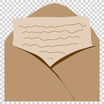 Mail envelope illustration Stock Illustration