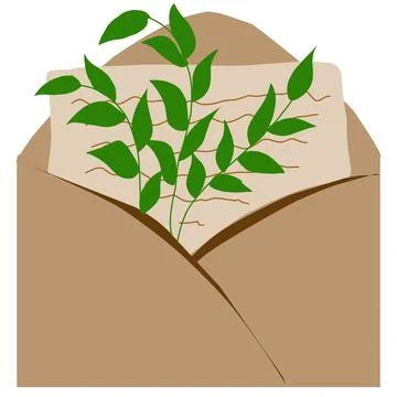 Mail envelope illustration Stock Illustration