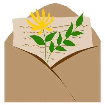 Mail envelope illustration Stock Illustration