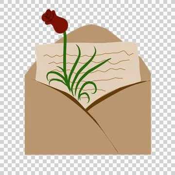 Mail envelope illustration Stock Illustration