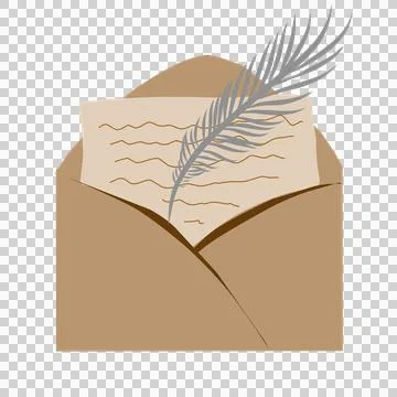 Mail envelope illustration Stock Illustration