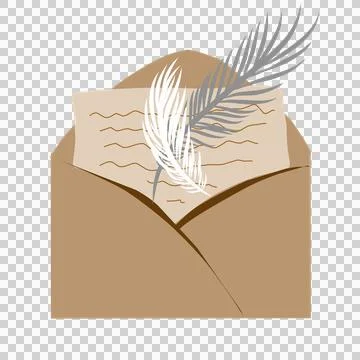 Mail envelope illustration Stock Illustration