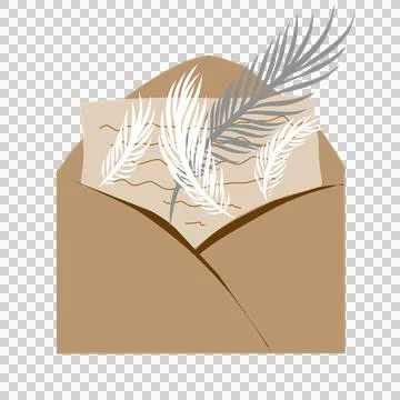 Mail envelope illustration Stock Illustration