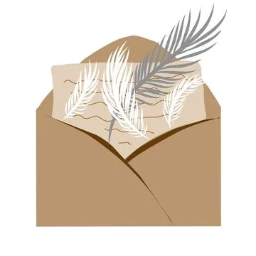 Mail envelope illustration Stock Illustration
