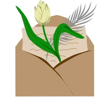 Mail envelope illustration Stock Illustration