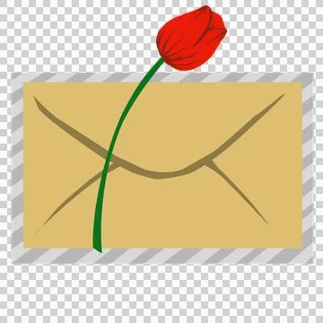 Mail envelope illustration Stock Illustration
