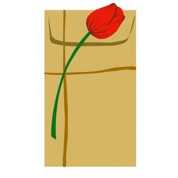Mail envelope illustration Stock Illustration