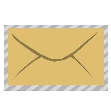 Mail envelope illustration Stock Illustration