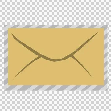 Mail envelope illustration Stock Illustration