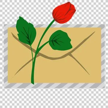 Mail envelope illustration Stock Illustration