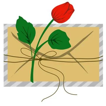 Mail envelope illustration Stock Illustration