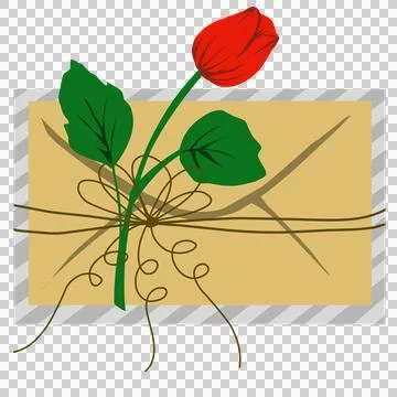 Mail envelope illustration Stock Illustration