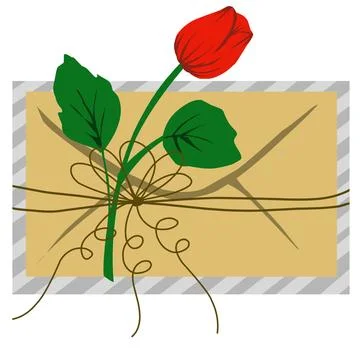 Mail envelope illustration Stock Illustration