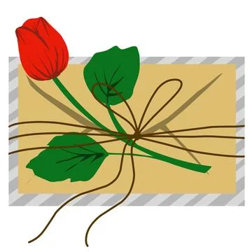 Mail envelope illustration Stock Illustration