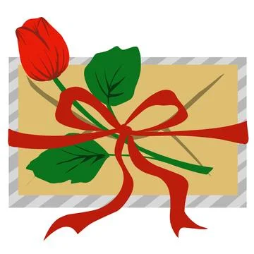 Mail envelope illustration Stock Illustration