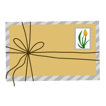 Mail envelope illustration Stock Illustration