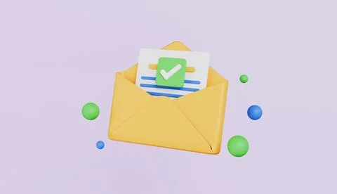 Mail envelope with notification new message icon, Email letter with letter イラスト素材