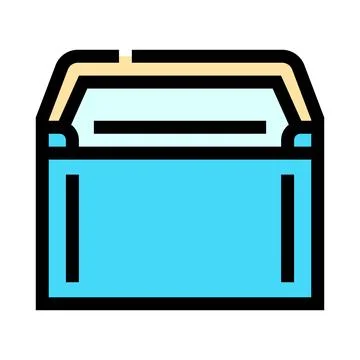 Mail envelope receiving letter communication message notification イラスト素材