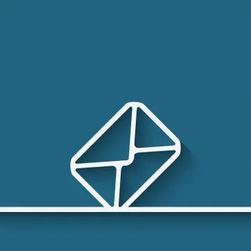 Mail envelope symbol Stock-Illustration
