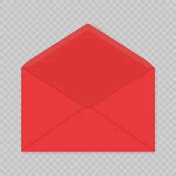 Mail envelope template over transparent background. Greeting card template イラスト素材