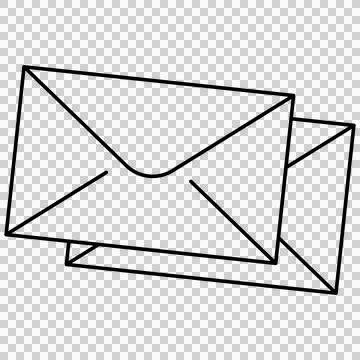 Mail envelopes Stock Illustration