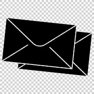 Mail envelopes Stock Illustration