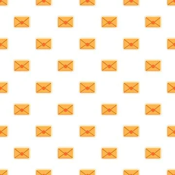 Mail envelopes pattern illustrating global communication and messages 스톡 일러스트