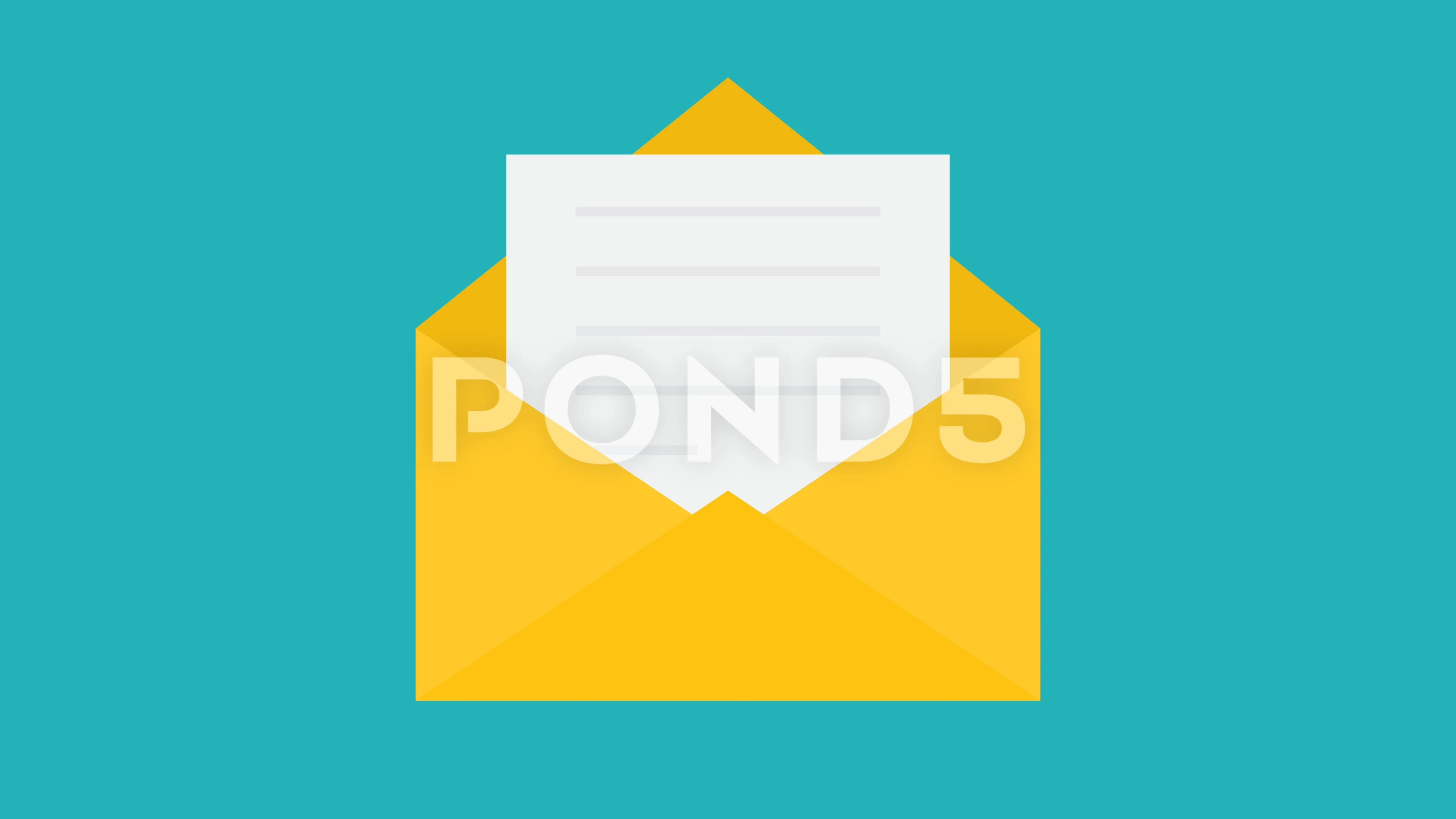 mail flat animation . email icon envelop... | Stock Video | Pond5