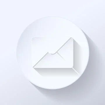 Mail flat icon Stock Illustration