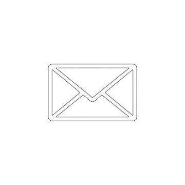 Mail. flat vector icon Stock Illustration