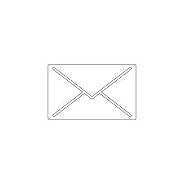 Mail. flat vector icon Stock Illustration
