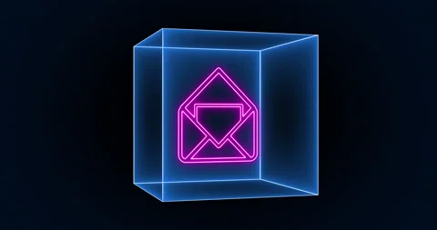 Mail icon Box 02 Stock Footage 231240855