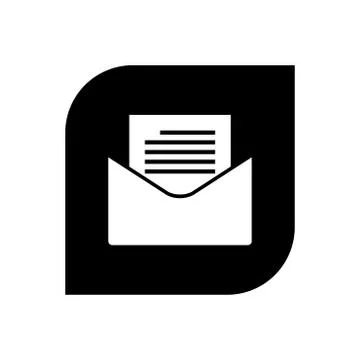 Mail icon design Stock Illustration