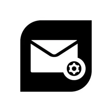 Mail icon design Stock Illustration